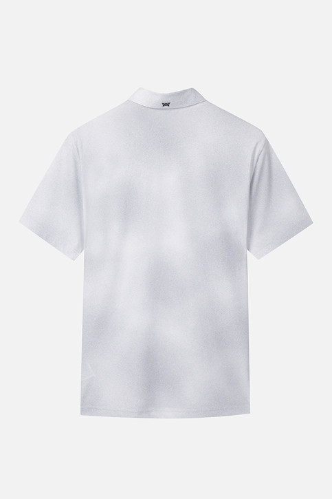 MEN GRADATION PATTERN COLLAR SHORT SLEEVE