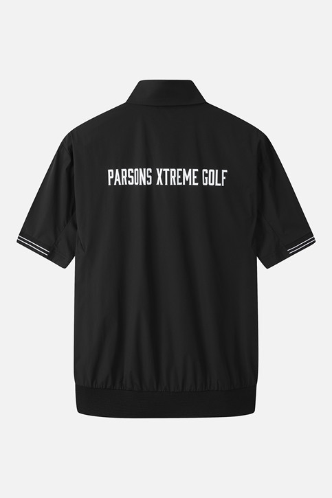 MEN WOVEN LOOSE FIT COLLAR SHORT SLEEVE