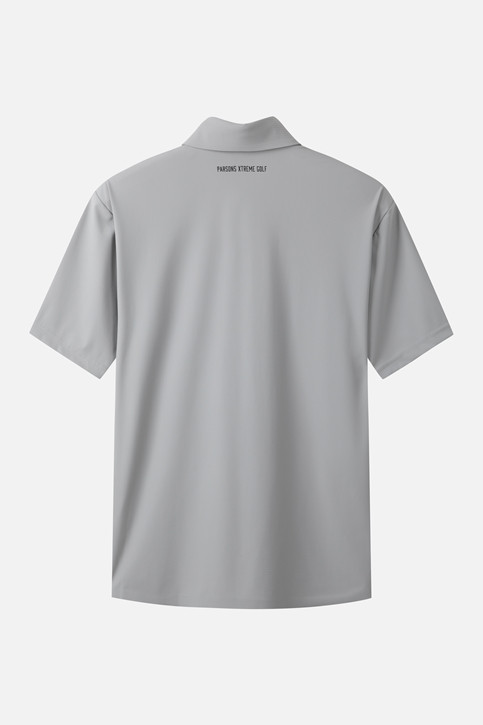 MEN AIR HOLE COLLAR SHORT SLEEVE