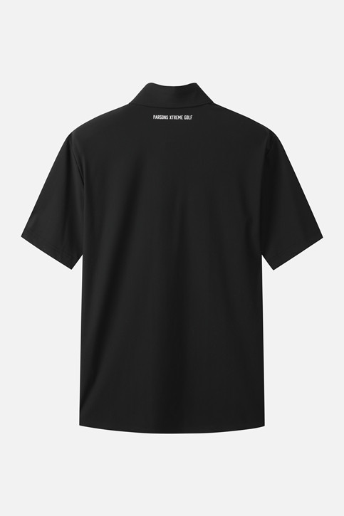 MEN AIR HOLE COLLAR SHORT SLEEVE