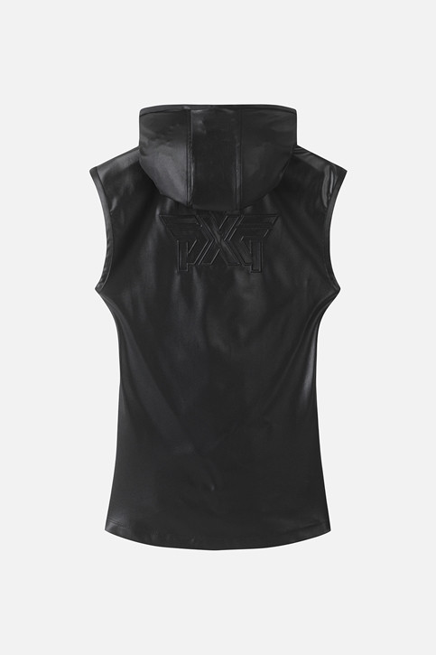 WOMEN HOOD ZIP-UP SHORT SLEEVE