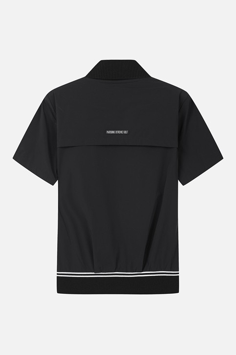 WOMEN SHORT SLEEVE HYBRID SWEATER