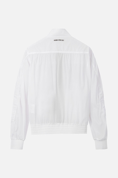 WOMEN SHIRRED MA-1 JACKET