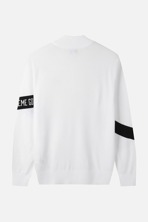 MEN HALF ZIP-UP SWEATER