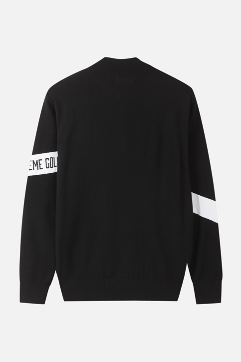 MEN HALF ZIP-UP SWEATER