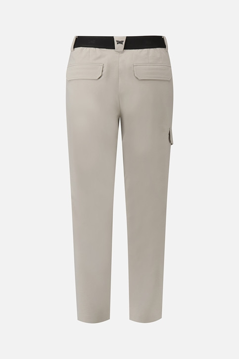 MEN SEMI-TAPERED FIT PANTS