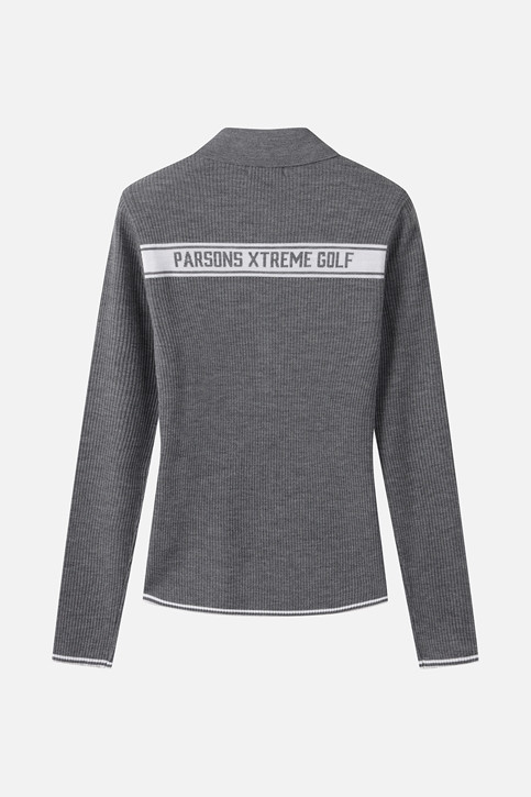 WOMEN SLIM COLLARED SWEATER