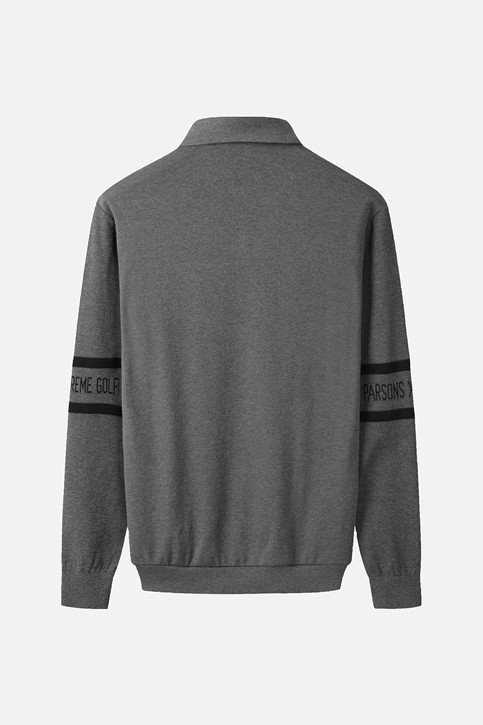 MEN RECON KNIT HYBRID COLLAR LONG SLEEVE PKWCM211412 M/GREY 상품 이미지 2