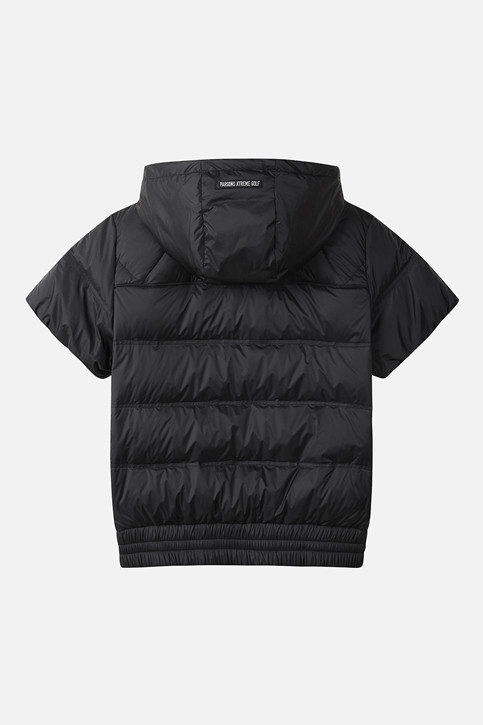 WOMEN SHORT-SLEEVE DOWN JACKET PKWCW631021 BLACK 상품 이미지 2