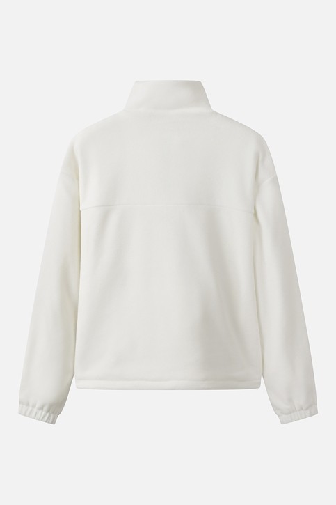 WOMEN ESSENTIAL HALF-ZIP LONG SLEEVE PKWPW111401 WHITE 상품 이미지 2