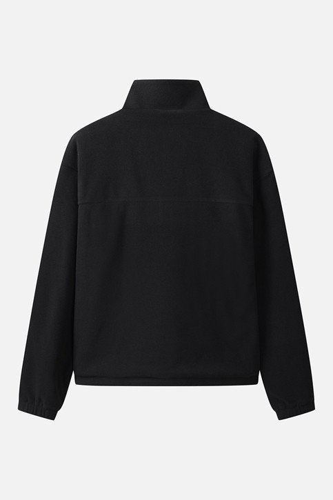 WOMEN ESSENTIAL HALF-ZIP LONG SLEEVE PKWPW111421 BLACK 상품 이미지 2