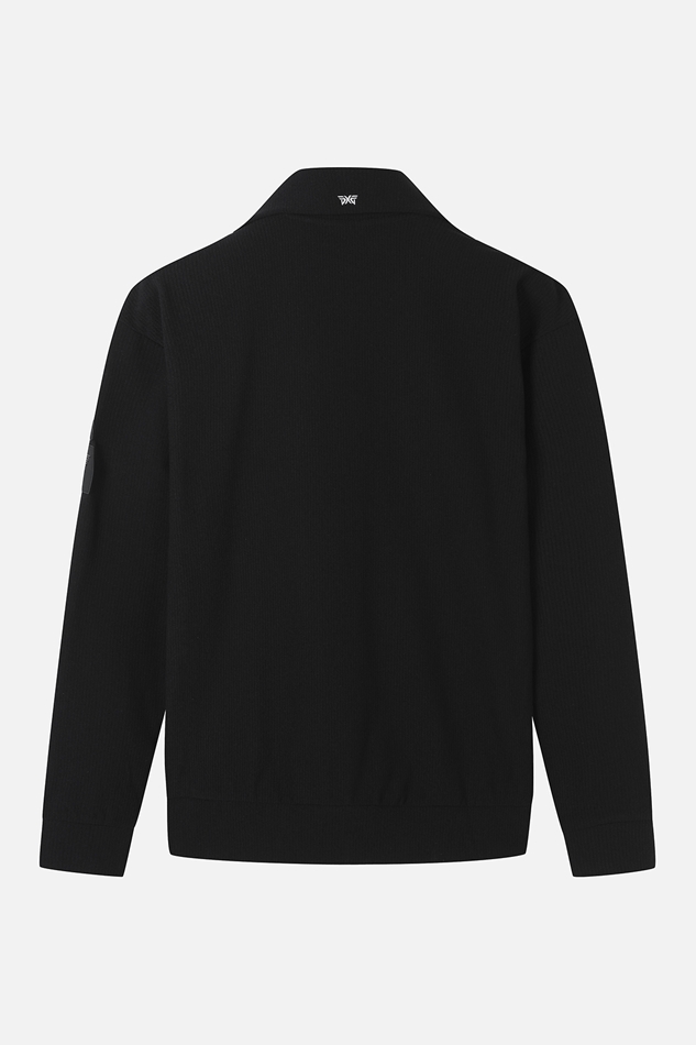 WT COLLAR HALF ZIP-UP LS T-SHIRT