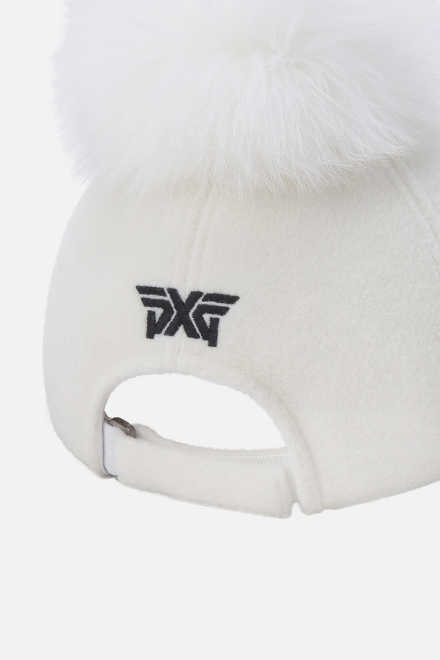 WOMEN WINTER BOUCLE POMPOM CAP