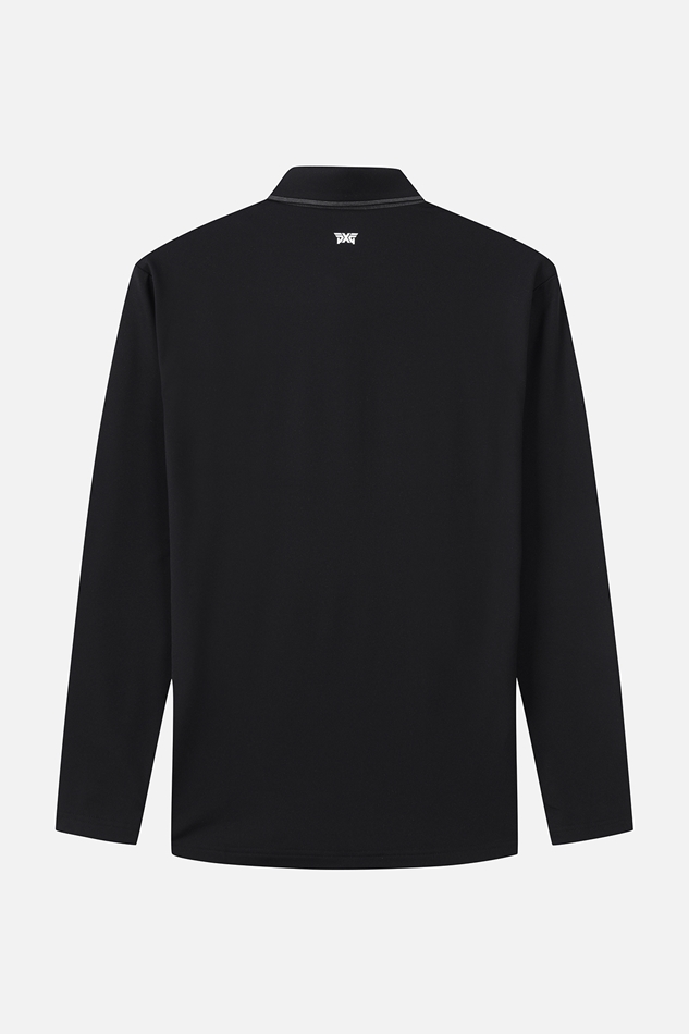 NECK ONE POINT COLLAR LONG SLEEVE T-SHIRTS