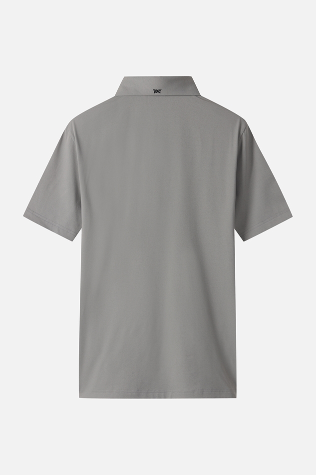 LINE POINT COLLAR SHORT-SLEEVE