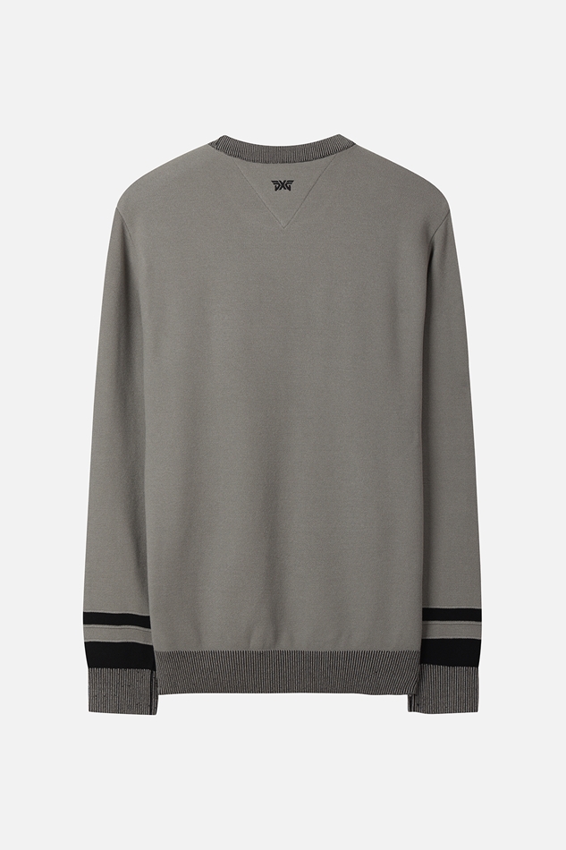 NEW TEXTURED ROUND NECK SWEATER