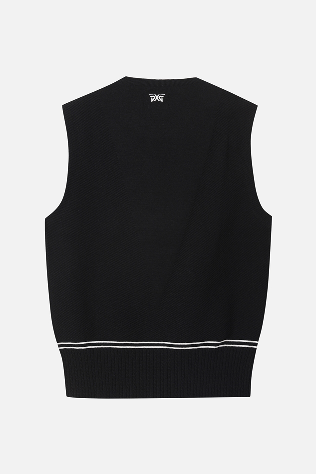 WOMEN ROUND NECK SWEATER VEST