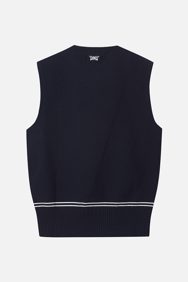 WOMEN ROUND NECK SWEATER VEST