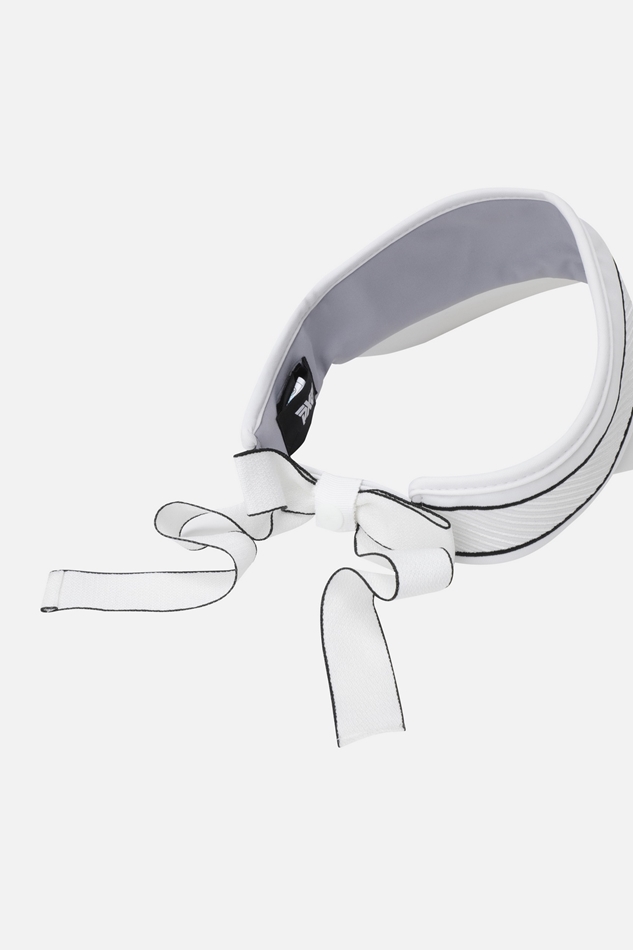 WOMENS WIDE RIBBON VISOR