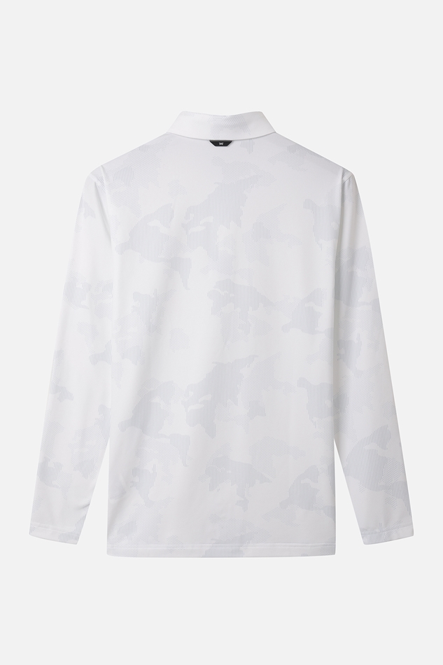 PATTERN COLLAR LONG-SLEEVE