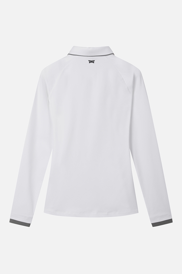 WOMEN ESSENTIAL COLLAR LONG-SLEEVE