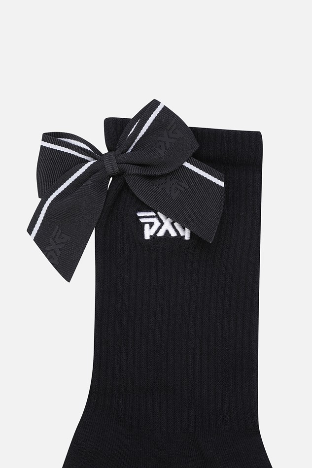 WOMENS RIBBON POINT HIGH SOCKS