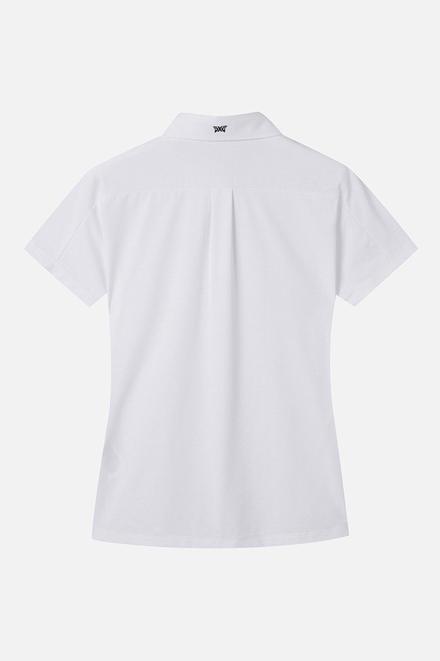 WOMENS SUMMER BATWING WOVEN SHORT-SLEEVE