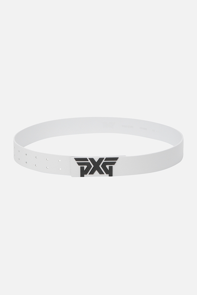 BLACK BUCKLE LOGO BELT_MEN
