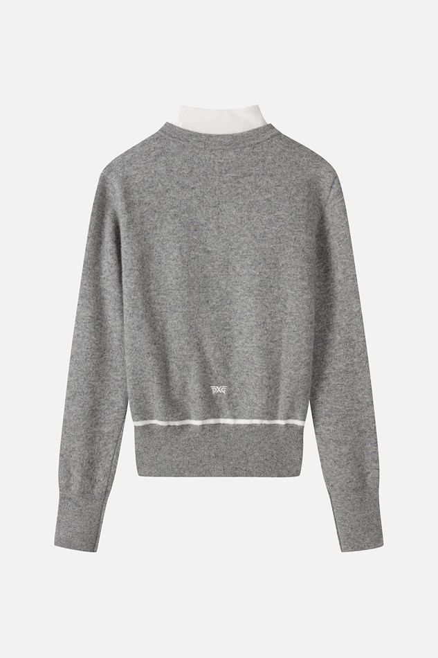 WOMEN WINTER WINDPROOF COLOR POINT SWEATER