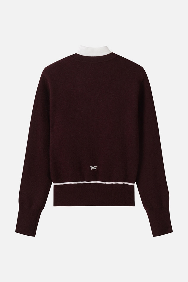 WOMEN WINTER WINDPROOF COLOR POINT SWEATER
