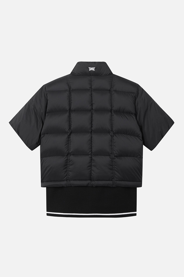 WOMEN WINTER CROPPED DOWN VEST