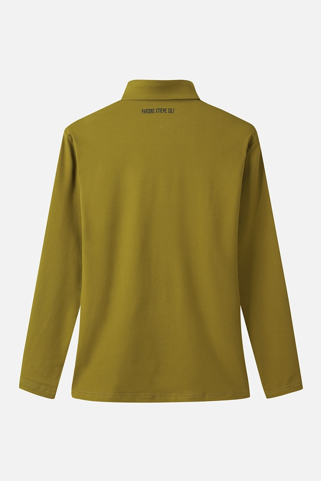 MEN ESHORT SLEEVEENTITAL BRUSHED COLLAR LONG SLEEVE