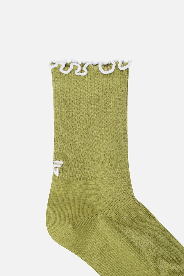 WOMEN FRILL BAND MID SOCKS