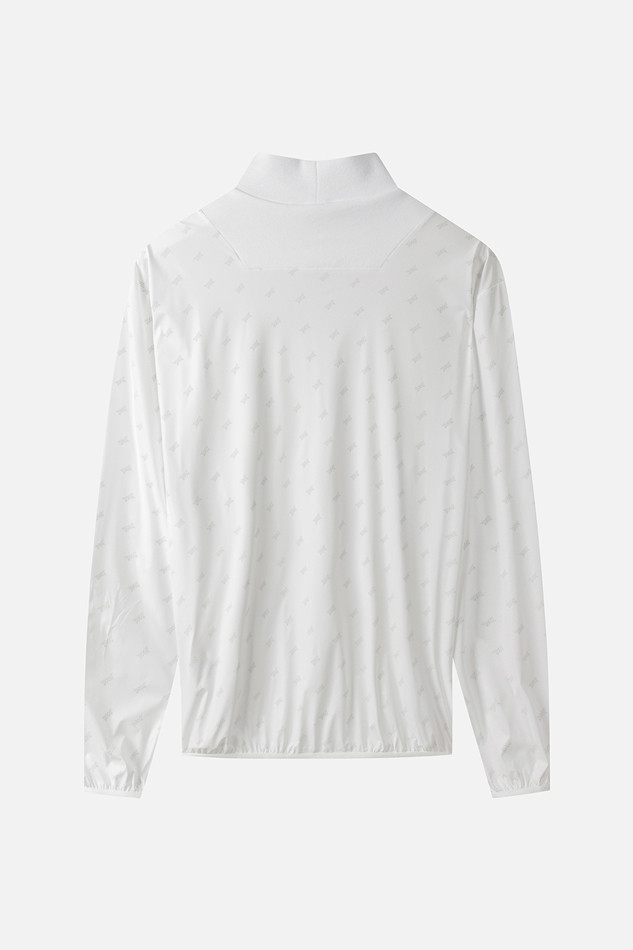 MEN WINDPROOF BASELAYER LONG SLEEVE PKFPM111301 WHITE