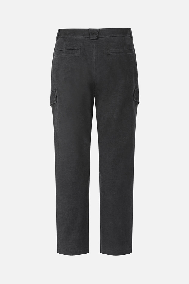 MEN DYEING SEMI-TAPERED FIT PANTS PKFPM510713 D/GREY 상품 이미지 2