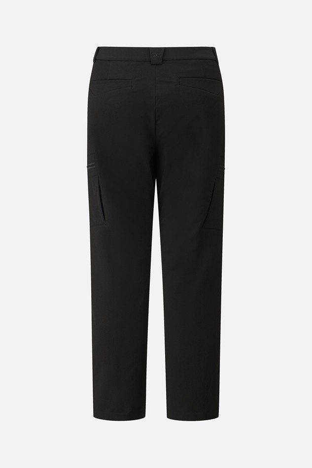 MEN POCKET POINT TAPERED FIT PANTS PKFPM510821 BLACK 상품 이미지 2