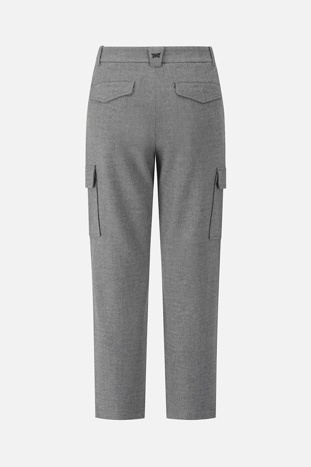 MEN TWO-TONE SEMI-TAPERED FIT PANTS PKFPM511112 M/GREY 상품 이미지 2