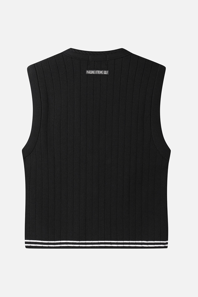 WOMEN OPEN FRONT KNIT VEST