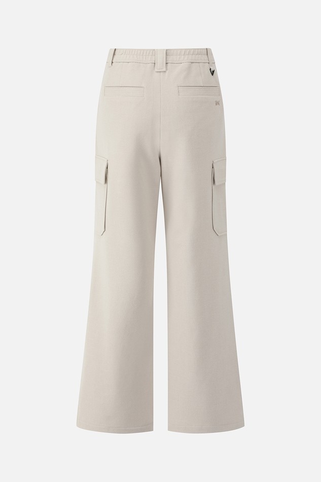 WOMEN CARGO WIDE PANTS PKFPW510805 BEIGE 상품 이미지 2