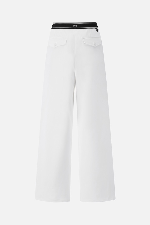 WOMEN FA WIDE FIT PANTS PKFPW511601 WHITE 상품 이미지 2