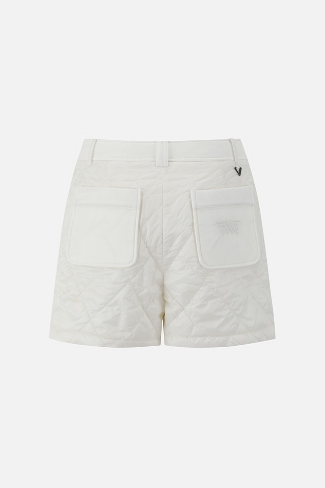 WOMEN RE-WOOL PADDED SHORTS PKFPW520901 WHITE 상품 이미지 2