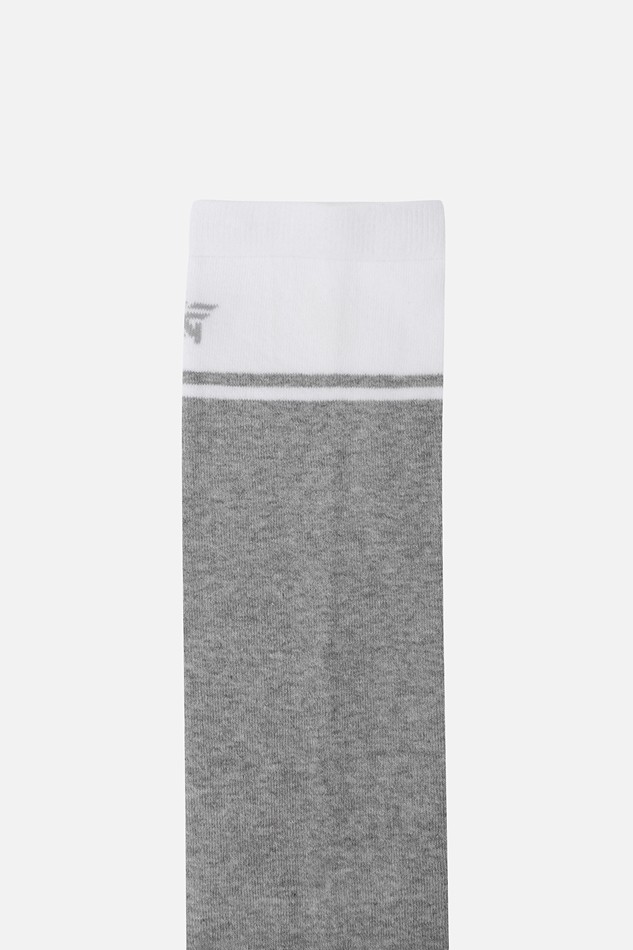 WOMEN COLOR BLOCK OVER THE KNEE SOCKS