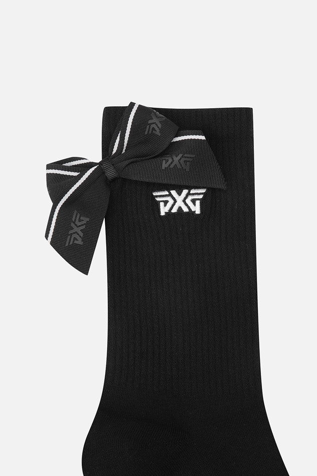 WOMEN RIBBON POINT HIGH SOCKS