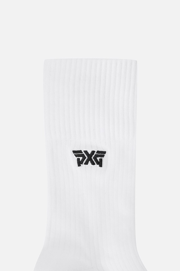 WOMEN BAND POINT MID SOCKS PKFPW883401 WHITE 상품 이미지 2