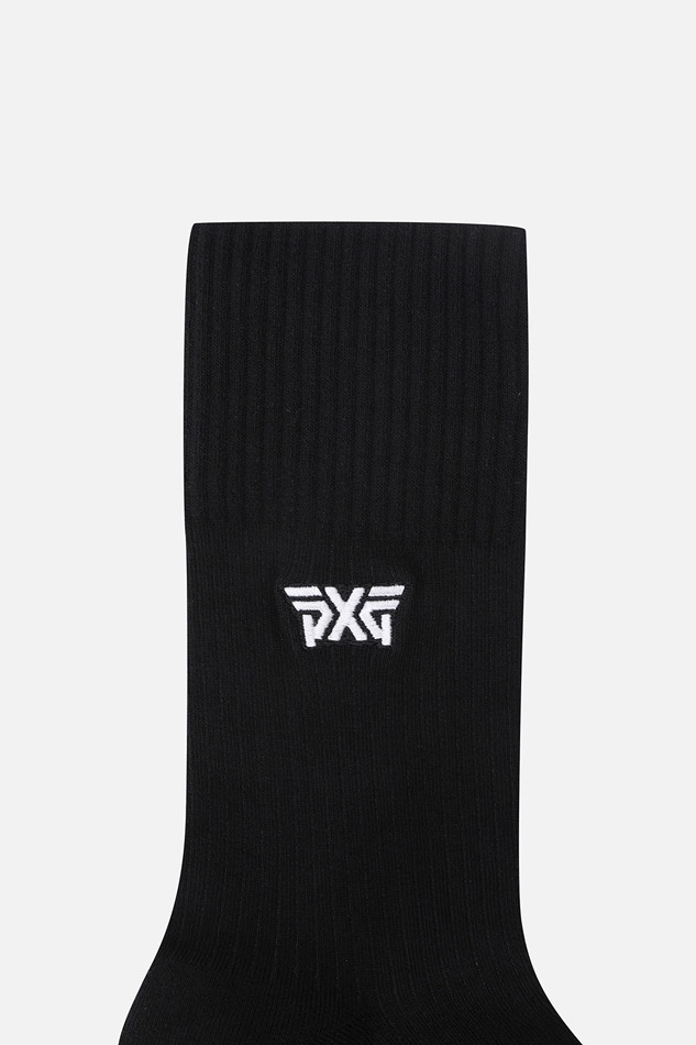 WOMEN BAND POINT MID SOCKS PKFPW883421 BLACK 상품 이미지 2