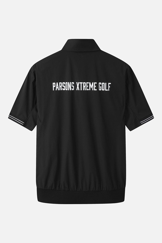 MEN WOVEN LOOSE FIT COLLAR SHORT SLEEVE