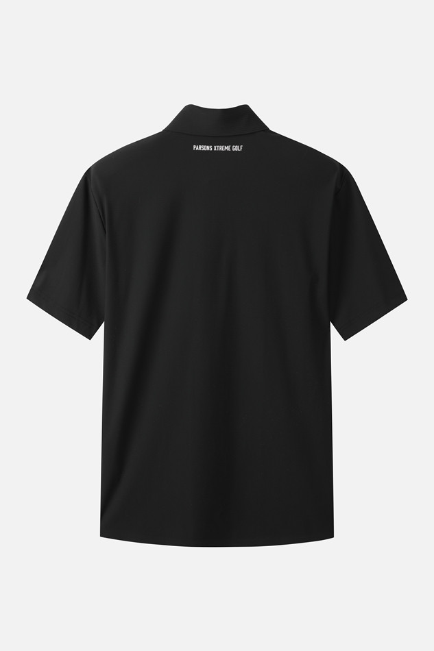 MEN AIR HOLE COLLAR SHORT SLEEVE