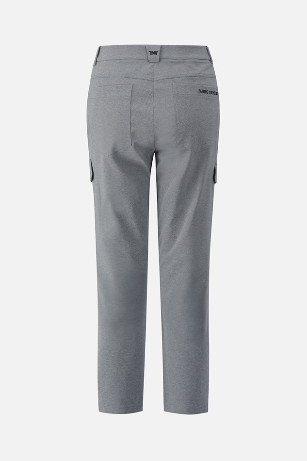MEN POCKET POINT SEMI-TAPERED FIT PANTS