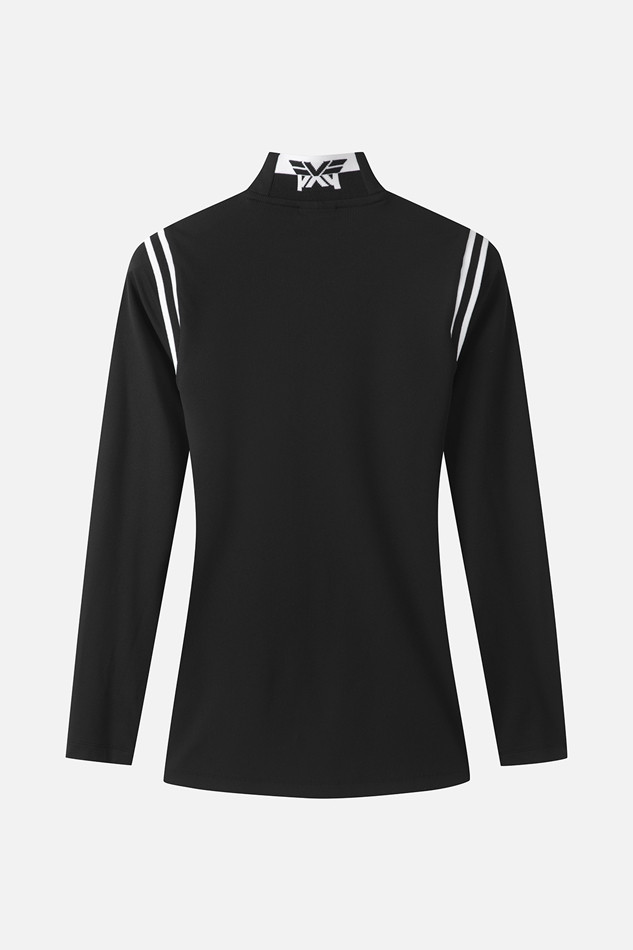 WOMEN COOL SLEEVE MOCK NECK LONG SLEEVE