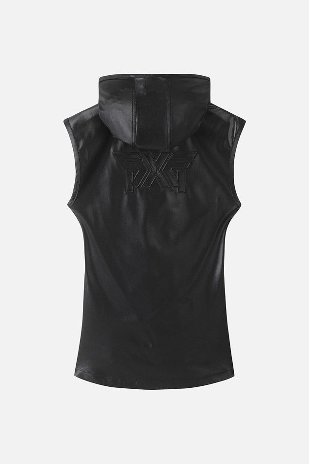 WOMEN HOOD ZIP-UP SHORT SLEEVE